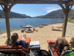 Inspiration Point: Lake from the trellis Inspiration Point: Lake from the trellis