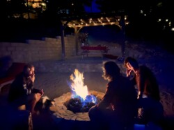 Inspiration Point: Fire pit, evening with boys Inspiration Point: Fire pit, evening with boys