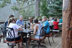 Inspiration Point: Dinner on the main deck Inspiration Point: Dinner on the main deck